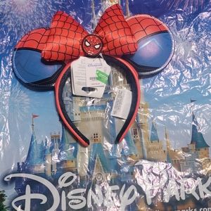 DISNEY PARKS EXCLUSIVE SPIDERMAN MINNIE MOUSE EARS HEADBAND